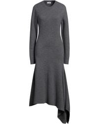 Jil Sander - Midi Dress Wool - Lyst