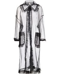 Noir Kei Ninomiya - Overcoat & Trench Coat Nylon - Lyst
