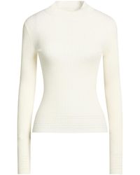 Twinset - Ivory Turtleneck Viscose, Polyester - Lyst