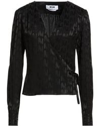 MSGM - Top Acetate, Viscose - Lyst