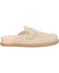 Twinset - Ivory Mules & Clogs Leather - Lyst