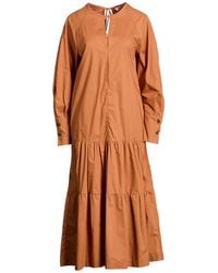Tela - Midi Dress Cotton - Lyst