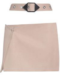 The Attico - Belt Mini Skirt - Lyst