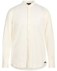Emporio Armani - Ivory Shirt Cotton - Lyst