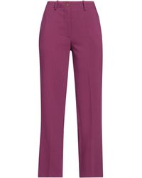 Alysi - Chocolat Pants Polyester, Viscose, Elastane - Lyst