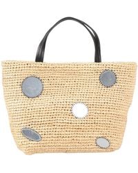 Sandro - Handbag Natural Raffia, Cowhide - Lyst