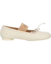 MM6 by Maison Margiela - Ballet Flats Leather - Lyst