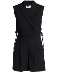 MSGM - Playsuit Virgin Wool, Elastane - Lyst