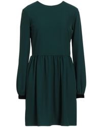 XT STUDIO - Dark Mini Dress Polyester, Elastane - Lyst