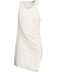 Rick Owens - Cream Tank Top Cupro, Elastane - Lyst