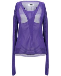 MM6 by Maison Martin Margiela Pullover - Morado