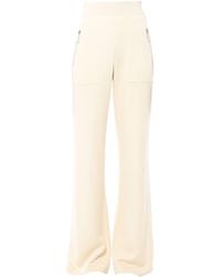 White Bottega Veneta Synthetic Wide-leg Pleated Trousers in Beige - Save 6% Slacks and Chinos Bottega Veneta Trousers Slacks and Chinos Womens Trousers 