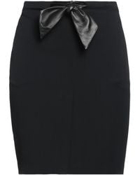 DSquared² - Mini Skirt Viscose, Acetate, Cow Leather - Lyst