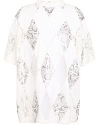 MSGM - Top Cotton, Polyester, Polyamide - Lyst