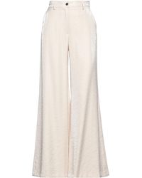 Liu Jo - Ivory Pants Viscose, Polyester - Lyst