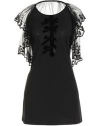 GAUDI - Jeans Mini Dress Polyester, Elastane - Lyst