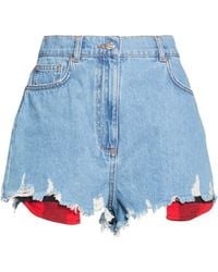 Moschino - Denim Shorts - Lyst