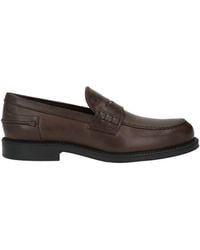 Tod's - Dark Loafers Leather - Lyst