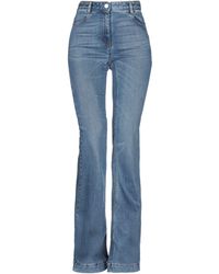 Pantaloni jeansDSquared² in Denim di colore Blu Donna Abbigliamento da Jeans da Jeans capri e cropped 