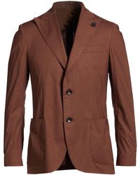 Lardini - Blazer Cotton, Elastane - Lyst