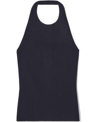 COS - Knitted Halterneck Tank Top - Lyst