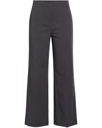 ViCOLO - Charcoal Pants Polyester, Viscose, Elastane - Lyst