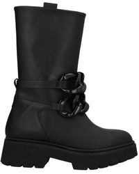 Janet & Janet - Ankle Boots Textile Fibers - Lyst