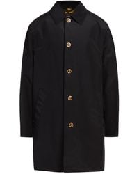 Versace - Overcoat & Trench Coat Polyamide, Cotton - Lyst