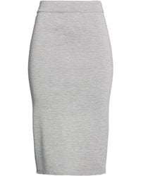 Peserico - Midi Skirt Merino Wool - Lyst