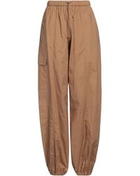 .., merci italia - Camel Pants Cotton, Elastane - Lyst