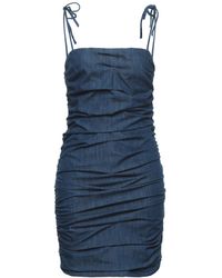 Amotea Short Dress - Blue