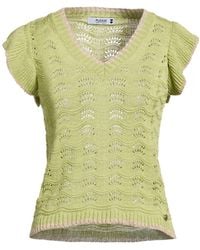 Please - N8 Lime Sweater Polyacrylic, Cotton, Polyester - Lyst