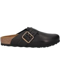 Birkenstock - Leather Clog Mules - Lyst