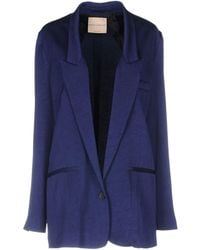Erika Cavallini Semi Couture Suit Jacket - Blue
