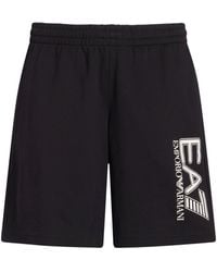 EA7 - Shorts & Bermuda Shorts Cotton - Lyst