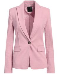 Pinko - Antique Rose Blazer Linen, Viscose, Elastane - Lyst
