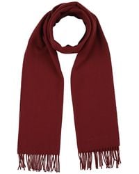 Longchamp - Burgundy Scarf Merino Wool, Cashmere - Lyst