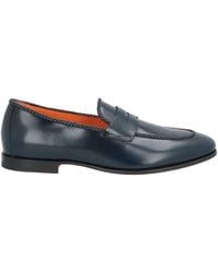 Santoni - Loafers Leather - Lyst