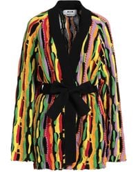MSGM - Cardigan Cotton - Lyst