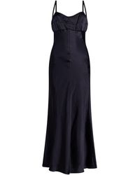 Sandro - Midnight Maxi Dress Polyester - Lyst
