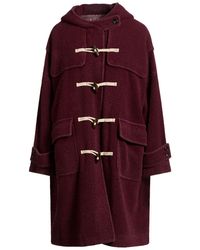 Circolo 1901 - Garnet Coat Virgin Wool, Polyamide - Lyst