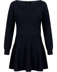 Roberto Collina - Mini Dress Merino Wool - Lyst