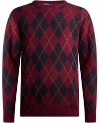 Andrea Fenzi - Plum Sweater Wool, Viscose, Polyamide, Cashmere - Lyst