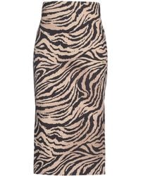 Aniye By - Camel Midi Skirt Polyester, Elastane - Lyst