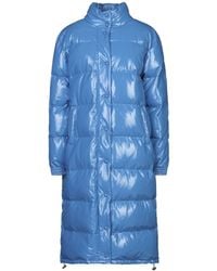 Alberta Ferretti - Azure Puffer Polyurethane, Polyester - Lyst