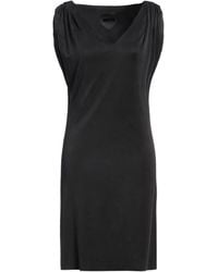 Rrd - Charcoal Mini Dress Cupro, Elastane - Lyst