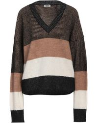 Liu Jo - Camel Sweater Acrylic, Polyamide, Alpaca Wool, Viscose, Polyester - Lyst