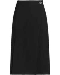 MSGM - Midi Skirt Virgin Wool, Elastane - Lyst