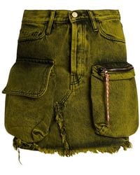 Aries - Denim Skirt Cotton - Lyst