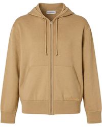Burberry - Sand Cardigan Wool, Polyamide, Elastane - Lyst